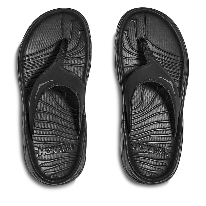 Джапанки Hoka Ora Recovery Flip 1117910 Черен цвят на ниска цена
