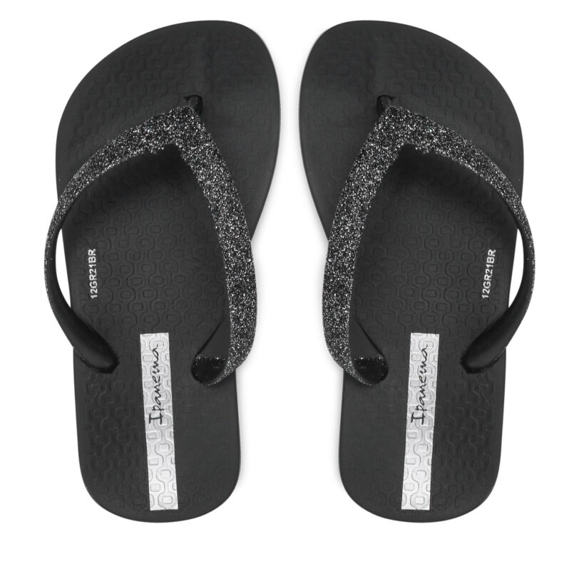 Джапанки Ipanema Ant Lolita Kids 83141 Черен цвят на ниска цена