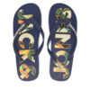 Джапанки Jack&Jones Jfwlogo Palm Print Flip Flop Ln 12230642 Тъмносин цвят на ниска цена