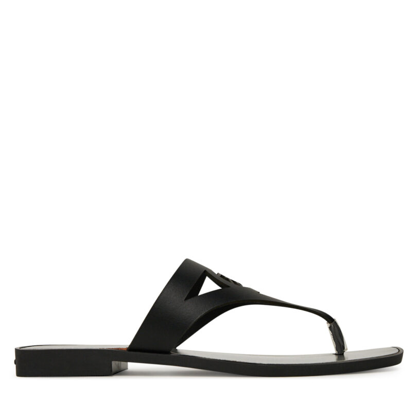 Джапанки KARL LAGERFELD Skoot II KL80407 Черен цвят на ниска цена