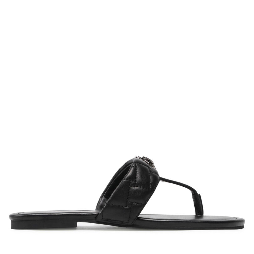 Джапанки Kurt Geiger Kensington T-Bar Sandal 8651400109 Черен цвят на ниска цена