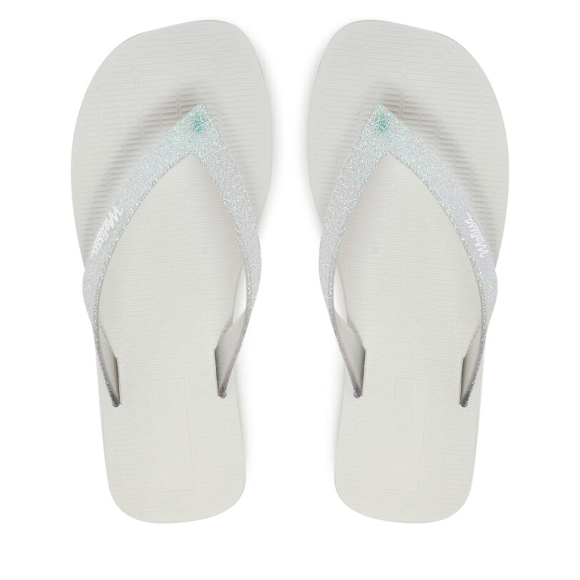Джапанки Melissa Mini Melissa Sun Long Beach II Inf 36100 Бял цвят на ниска цена