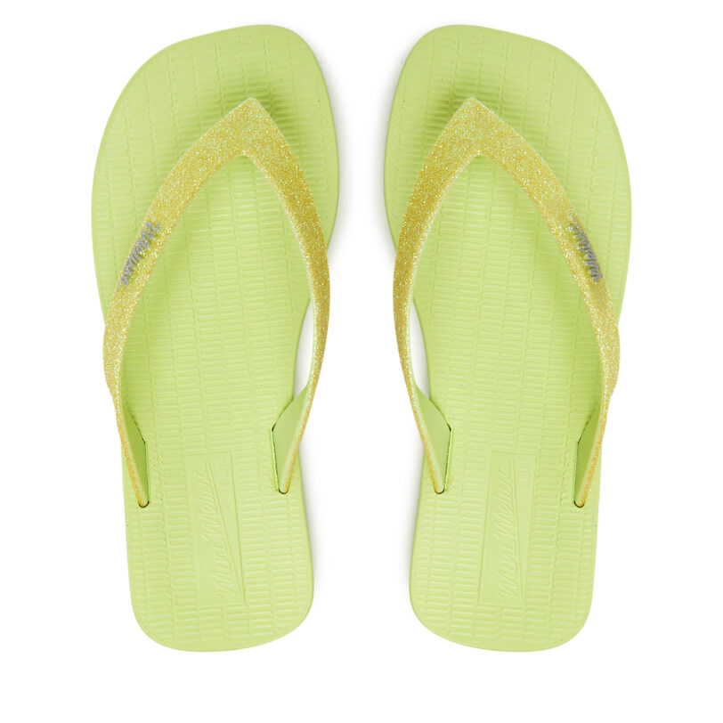 Джапанки Melissa Mini Melissa Sun Long Beach II Inf 36100 Зелен цвят на ниска цена