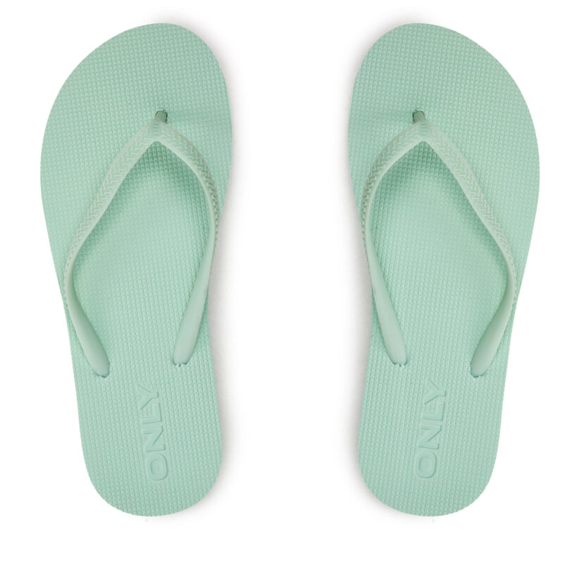 Джапанки ONLY Shoes Onllucy 15316750 Зелен цвят на ниска цена