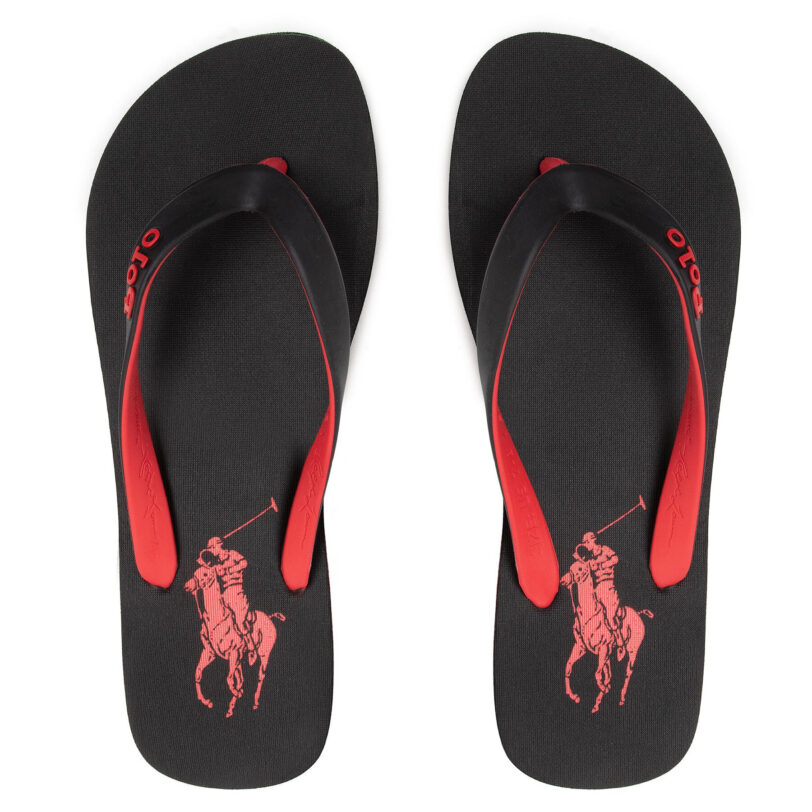 Джапанки Polo Ralph Lauren Bolt Sn Csl 816830673003 Черен цвят на ниска цена
