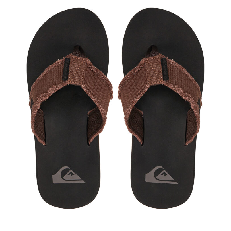 Джапанки Quiksilver AQYL100047 Кафяв цвят на ниска цена