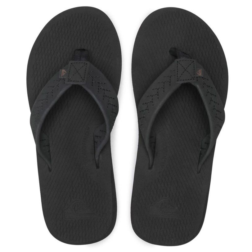 Джапанки Quiksilver AQYL101091 Черен цвят на ниска цена
