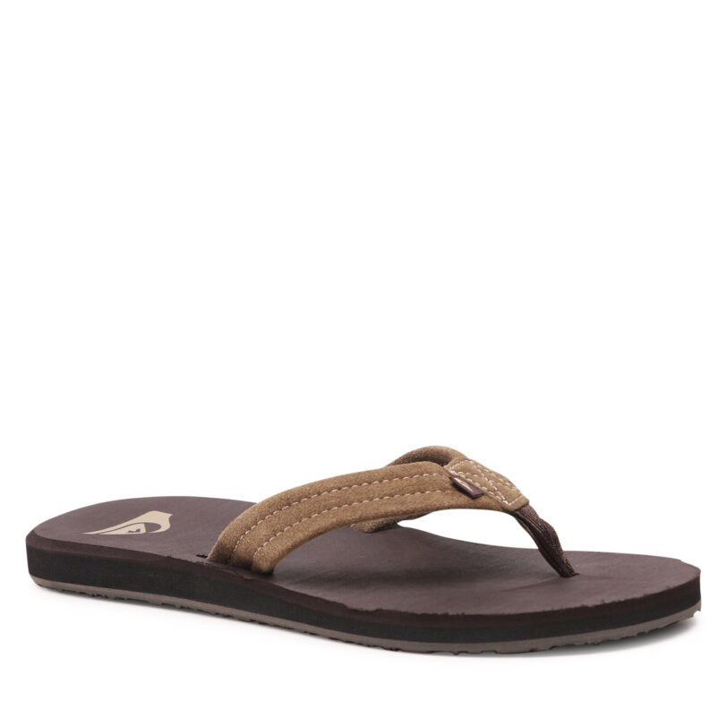 Джапанки Quiksilver AQYL101323 Каки цвят на ниска цена