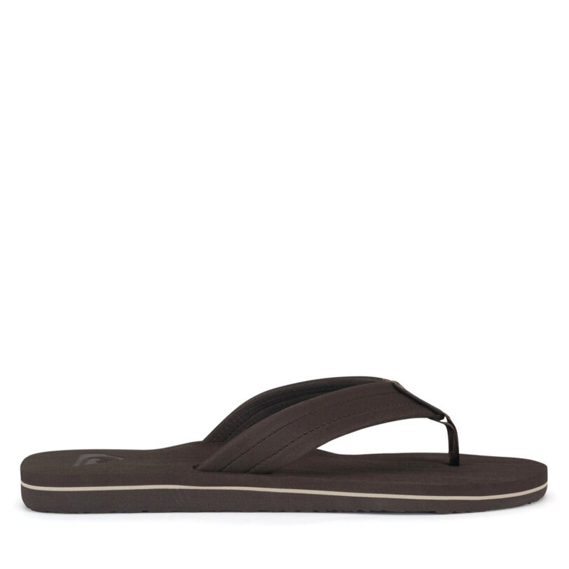 Джапанки Quiksilver MOLOKAI LAYBACK TEXTURED AQYL101266 CVJ1 Кафяв цвят на ниска цена