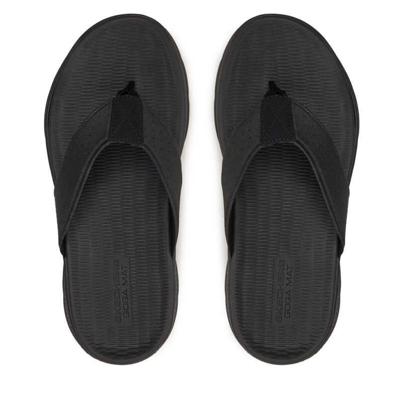 Джапанки Skechers Go Consistent Sandal-Penthouse 229036/BBK Черен цвят на ниска цена