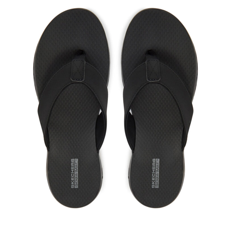 Джапанки Skechers On-The-Go 600-Vacay 140702/BBK Черен цвят на ниска цена