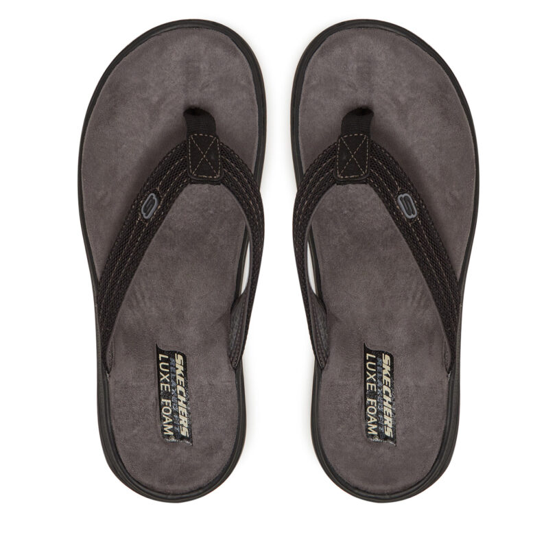 Джапанки Skechers Proven Sd-Baylis 204577/BLK Черен цвят на ниска цена