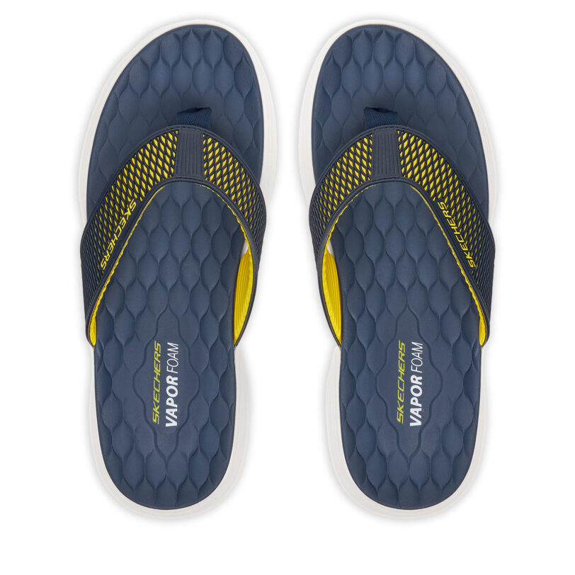 Джапанки Skechers Vapor Foam Sandal-Sayto 232894/NVYL Тъмносин цвят на ниска цена