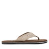 Джапанки Tommy Hilfiger Chambray Beach Sandal FM0FM05570 Бежов цвят на ниска цена
