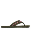 Джапанки Tommy Hilfiger Corporate Hilfiger Beach FM0FM05436 Червен цвят на ниска цена