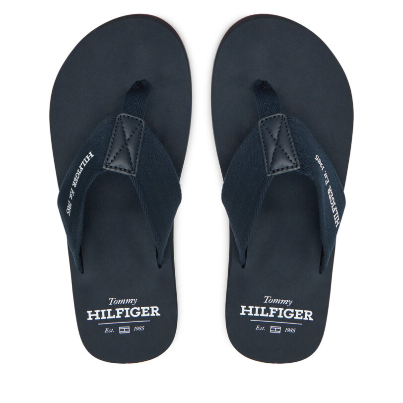 Джапанки Tommy Hilfiger Hilfiger 85 Beach Sandal FM0FM05339 Тъмносин цвят на ниска цена