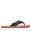 Джапанки Tommy Hilfiger Hilfiger Flw Print Beach Sandal FM0FM05507 Тъмносин цвят на ниска цена