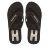 Джапанки Tommy Hilfiger Hilfiger H Padded Beach Sandal FM0FM05536 Черен цвят на ниска цена