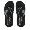 Джапанки Tommy Hilfiger Patch Hilfiger Beach Sandal FM0FM05435 Черен цвят на ниска цена