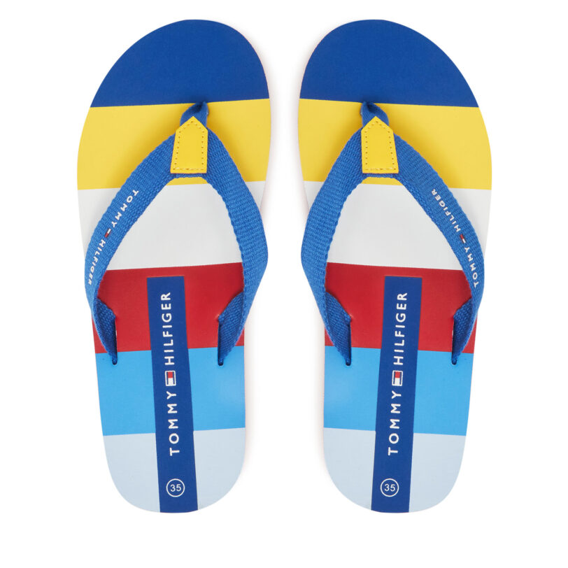 Джапанки Tommy Hilfiger T3X8-33907-0058Y913 S Тъмносин цвят на ниска цена