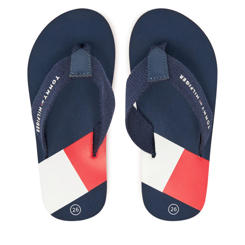 Джапанки Tommy Hilfiger T3X8-33908-0058 M Тъмносин цвят на ниска цена