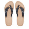 Джапанки Tommy Hilfiger Th Chain Print Elevated Sandal FW0FW08519 Тъмносин цвят на ниска цена