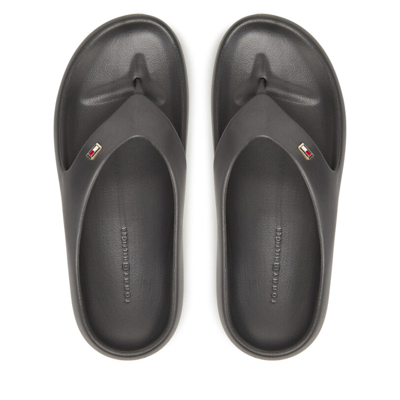 Джапанки Tommy Hilfiger Th Comfort Beach Sandal FW0FW08522 Сив цвят на ниска цена
