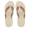 Джапанки Tommy Hilfiger Th Corporate Wedge Beach Sandal FW0FW08520 Бежов цвят на ниска цена