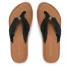 Джапанки Tommy Hilfiger Th Elevated Beach Sandal FW0FW06985 Черен цвят на ниска цена