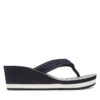 Джапанки Tommy Hilfiger Th Stripes Wedge Beach Sandal FW0FW08521 Син цвят на ниска цена