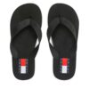 Джапанки Tommy Jeans Tjw Flag Eva Beach Sandal EN0EN02194 Черен цвят на ниска цена