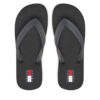 Джапанки Tommy Jeans Tjw Logo Flip Flop EN0EN02447 Черен цвят на ниска цена