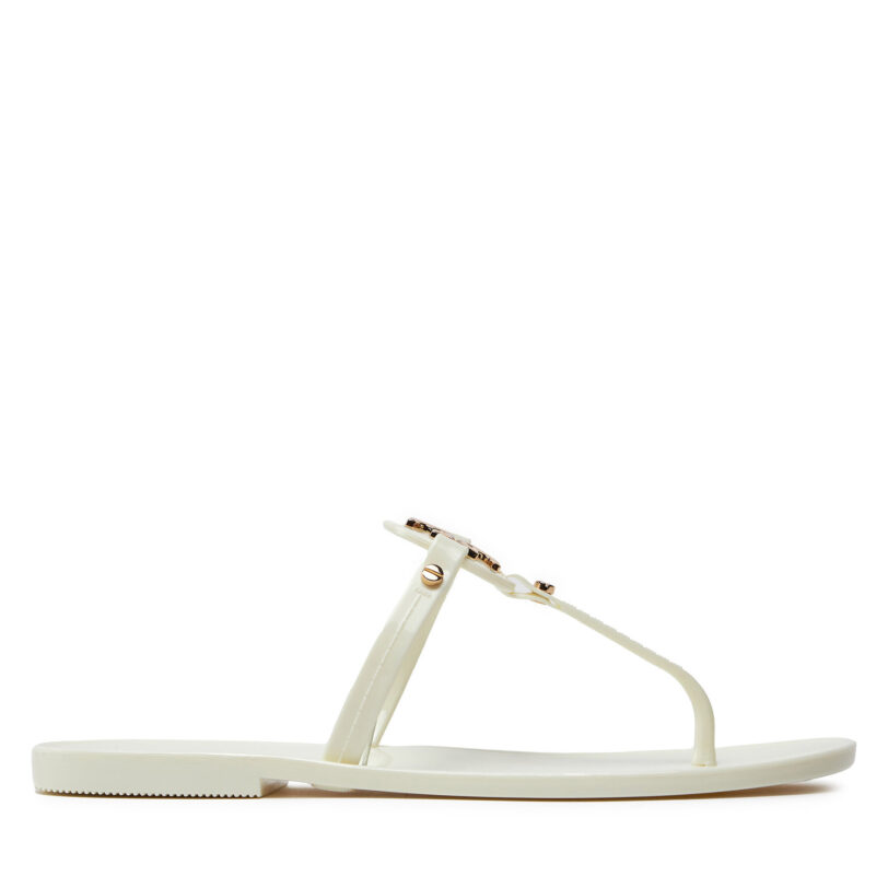 Джапанки Tory Burch Mini Miller Flat Thong 51148678 Бял цвят на ниска цена