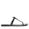 Джапанки Tory Burch Mini Miller Flat Thong 51148678 Черен цвят на ниска цена