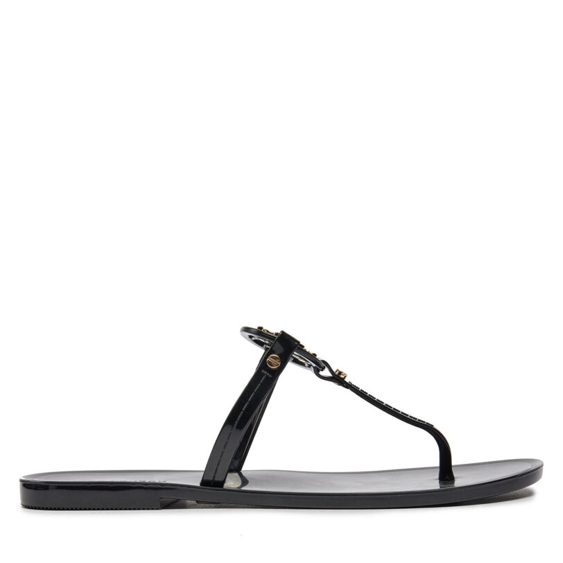 Джапанки Tory Burch Mini Miller Flat Thong 51148678 Черен цвят на ниска цена