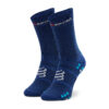 Дълги чорапи unisex Compressport Pro Racing Socks V4.0 Run High XU00046B_533 Тъмносин цвят на ниска цена