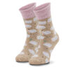 Дълги чорапи unisex Zooksy Warm Winter Marshmallows Бежов цвят на ниска цена