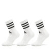 Дълги чорапи unisex adidas 3-Stripes Cushioned Crew Socks 3 Pairs HT3458 Бял цвят на ниска цена