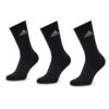 Дълги чорапи unisex adidas Cushioned Crew Socks 3 Pairs IC1310 Черен цвят на ниска цена