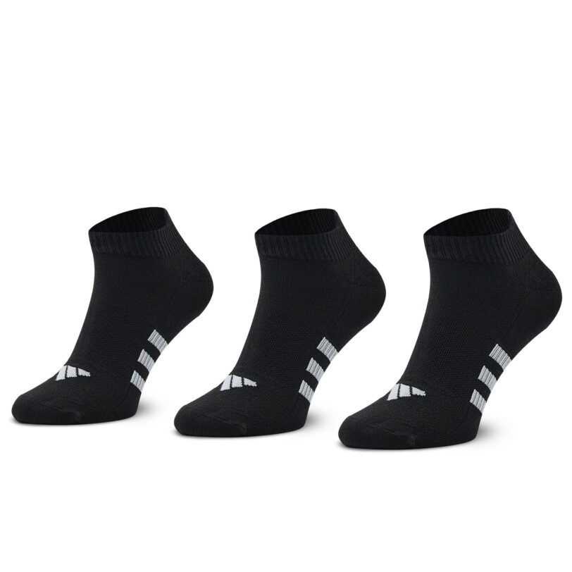 Дълги чорапи unisex adidas Performance Light Low Socks 3 Pairs IC9529 Черен цвят на ниска цена