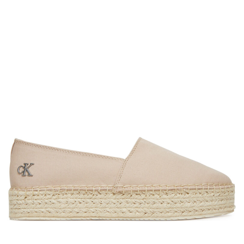 Еспадрили Calvin Klein Jeans Flatform Esdparille Mg/Hdw YW0YW01737 Розов цвят на ниска цена