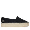Еспадрили Calvin Klein Jeans Flatform Esdparille Mg/Hdw YW0YW01737 Черен цвят на ниска цена