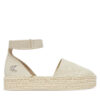 Еспадрили Calvin Klein Jeans Flatform Espadrille Sling Mg YW0YW01735 Бежов цвят на ниска цена