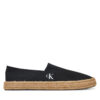 Еспадрили Calvin Klein Jeans Inj Espadrille Cv YM0YM01251 Черен цвят на ниска цена