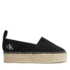 Еспадрили Calvin Klein Jeans Platform Espadrille Ml Btw YW0YW01378 Черен цвят на ниска цена
