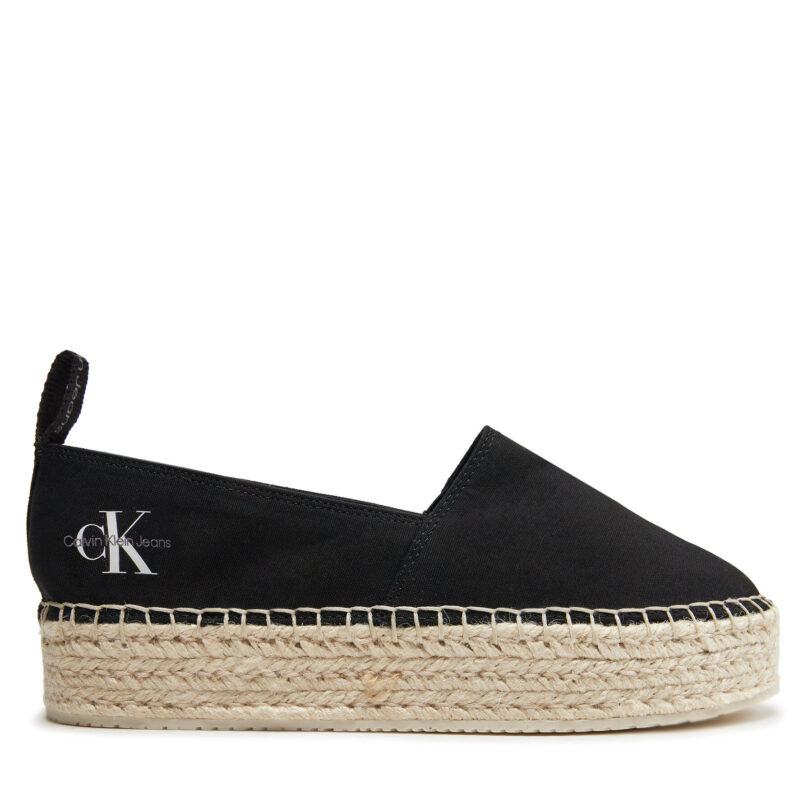 Еспадрили Calvin Klein Jeans Platform Espadrille Ml Btw YW0YW01378 Черен цвят на ниска цена