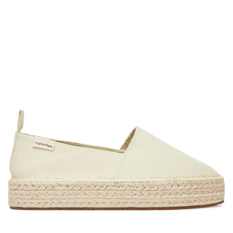 Еспадрили Calvin Klein Jeans Platform Espadrille Ml Cs YW0YW01871 Бежов цвят на ниска цена
