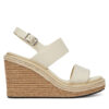 Еспадрили Calvin Klein Wedge Sandal 70 - Jacq HW0HW02386 Бял цвят на ниска цена