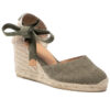 Еспадрили Castañer Carina/6/002 21644-414 Зелен цвят на ниска цена