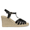 Еспадрили Geox D Gelsa D55TPA 00043 C9999 Черен цвят на ниска цена